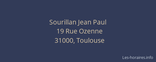 Sourillan Jean Paul