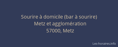 Sourire à domicile (bar à sourire)