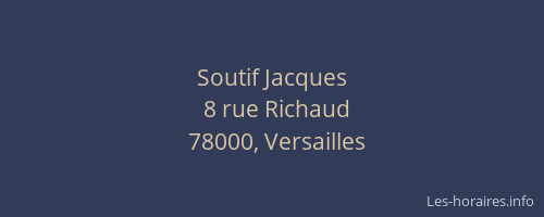 Soutif Jacques