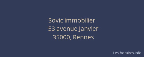 Sovic immobilier
