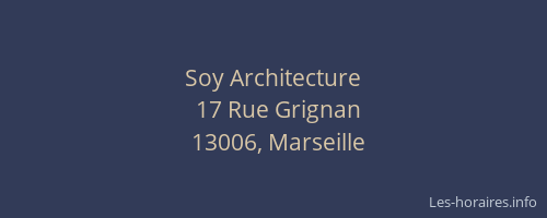 Soy Architecture