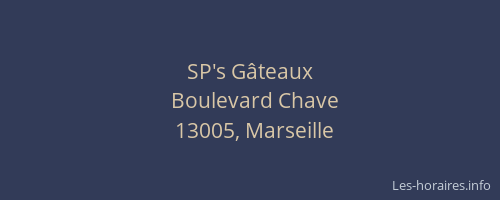 SP's Gâteaux