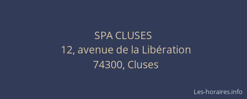 SPA CLUSES