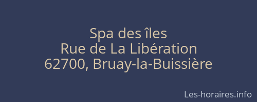 Spa des îles