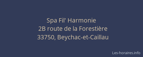 Spa Fil' Harmonie