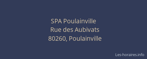 SPA Poulainville