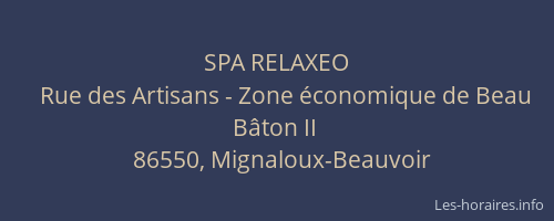 SPA RELAXEO