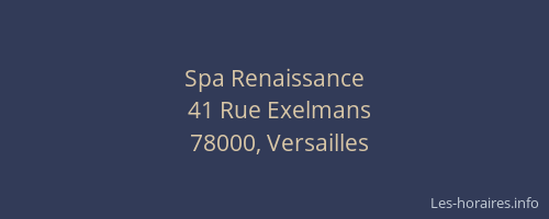 Spa Renaissance