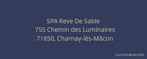 SPA Reve De Sable