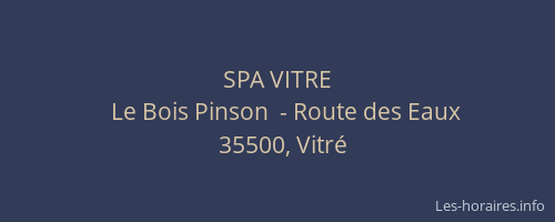 SPA VITRE
