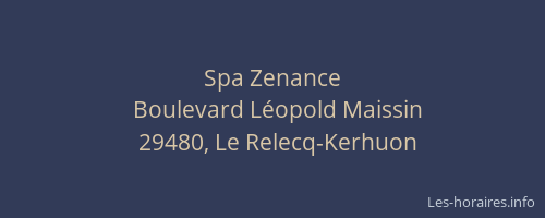 Spa Zenance