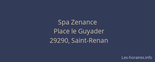 Spa Zenance