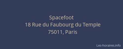 Spacefoot
