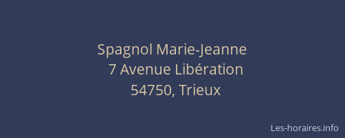 Spagnol Marie-Jeanne