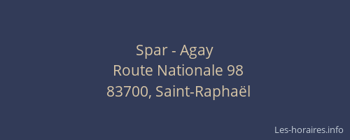 Spar - Agay