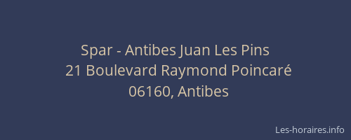 Spar - Antibes Juan Les Pins