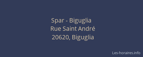 Spar - Biguglia