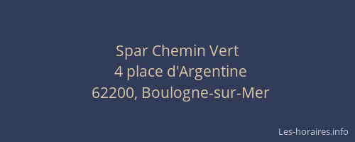 Spar Chemin Vert