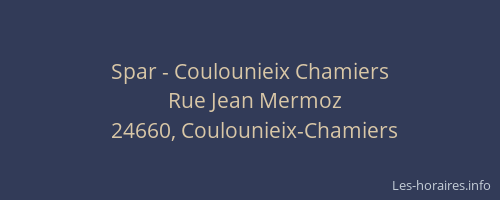Spar - Coulounieix Chamiers