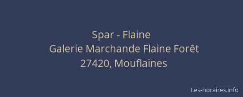 Spar - Flaine