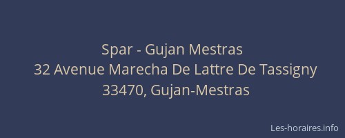 Spar - Gujan Mestras