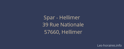 Spar - Hellimer