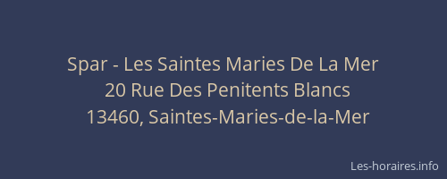 Spar - Les Saintes Maries De La Mer