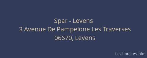 Spar - Levens