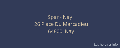 Spar - Nay