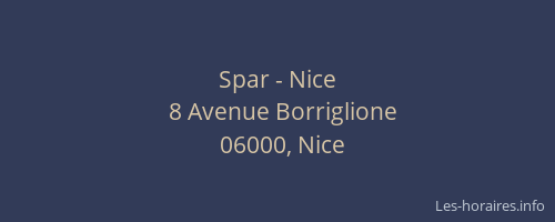 Spar - Nice
