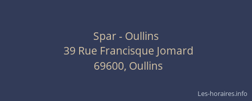 Spar - Oullins
