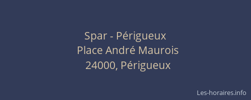 Spar - Périgueux