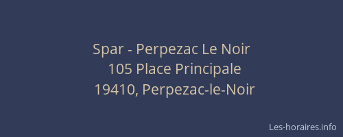 Spar - Perpezac Le Noir