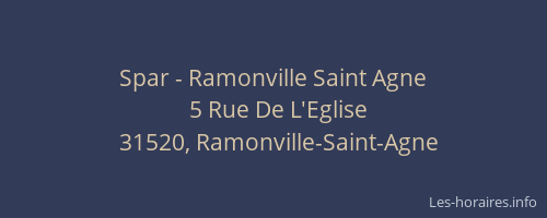 Spar - Ramonville Saint Agne