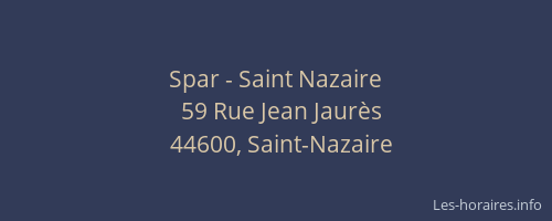 Spar - Saint Nazaire