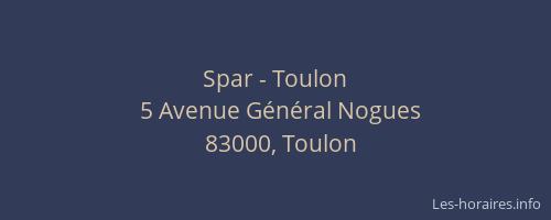 Spar - Toulon
