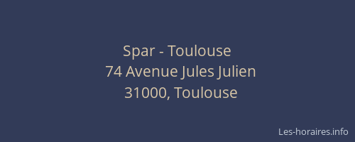 Spar - Toulouse