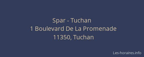 Spar - Tuchan