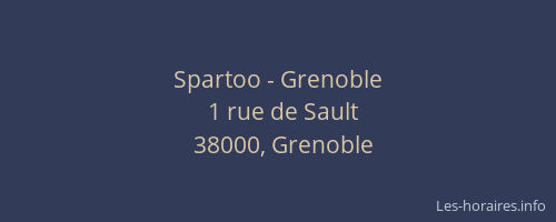 Spartoo - Grenoble