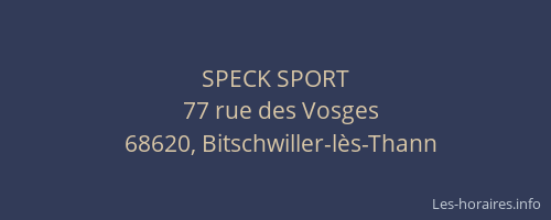 SPECK SPORT
