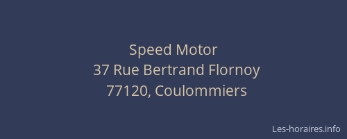 Speed Motor