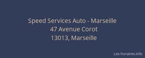 Speed Services Auto - Marseille