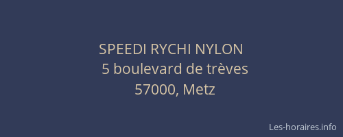 SPEEDI RYCHI NYLON