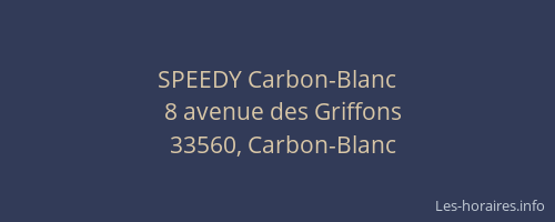 SPEEDY Carbon-Blanc