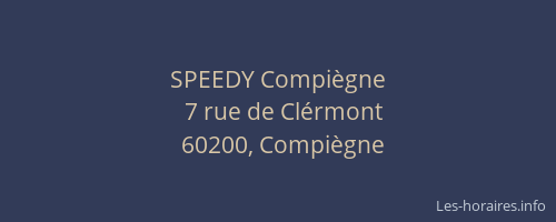 SPEEDY Compiègne