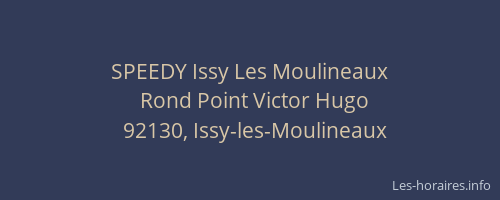 SPEEDY Issy Les Moulineaux