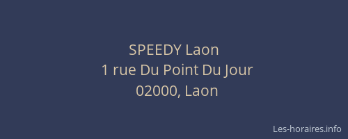 SPEEDY Laon