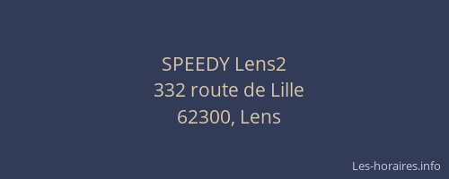 SPEEDY Lens2