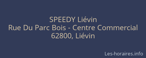 SPEEDY Liévin