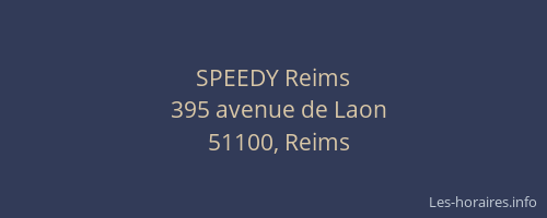 SPEEDY Reims
